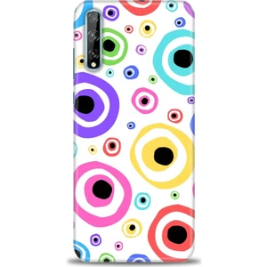 Glory Aksesuar Huawei P Smart S Uyumlu Kılıf Hd Kalite Desenli  Baskılı Kılıf - F (100)
