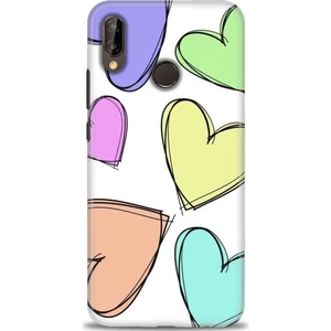 Glory Aksesuar Huawei P20 Lite Uyumlu Kılıf Hd Kalite Desenli  Baskılı Kılıf - G (15)