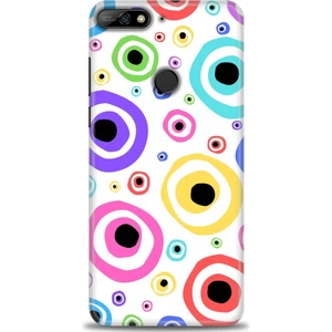 Glory Aksesuar Huawei Y7 2018 Uyumlu Kılıf Hd Kalite Desenli  Baskılı Kılıf - F (100)