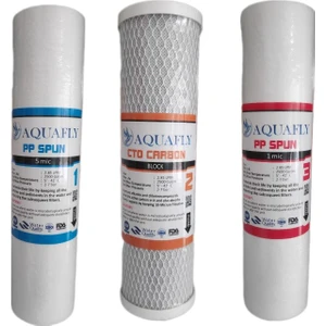 Açık Kasa Su Arıtma Cihazı Filtresi 3lü Set Arıtıcı Filtresi