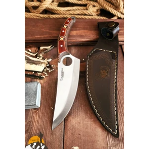 Outdoor Bıçak Çakı Kamp Bıçağı Mutfak Bıçak Kılıf Hediyeli El Yapımı ( 27 cm )