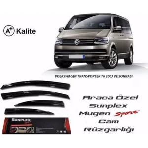 Vw Transporter T5 Mugen Cam Rüzgarlığı 2003-2015 Arası 4'lü Sunplex