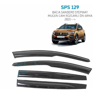 Dacia Sandero Stepway Mugen Cam Rüzgarlığı 2021 Sonrası 4'lü Sunplex