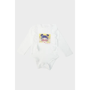 Gb Baby Layette Kız Bebek Beyaz Body 23FW0BG2511