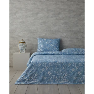 English Home Ivy Flowers Çift Kişilik Nevresim Takımı Mavi