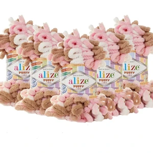 Puffy Color El Örgü Ipliği 5'li Paket 6046