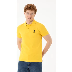 U.S. Polo Assn. Erkek Safran Tişört Basic 50284633-VR043