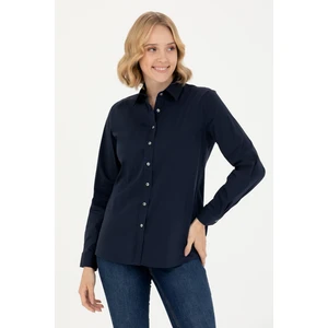 U.S. Polo Assn. Kadın Lacivert Gömlek Basic 50271263-VR033