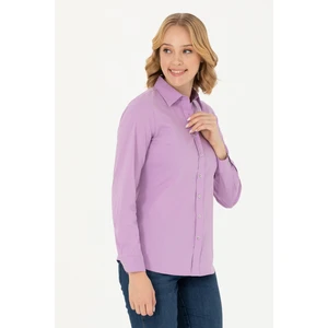 U.S. Polo Assn. Kadın Lila Gömlek Basic 50271264-VR034