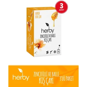 Zencefil Ballı Kış Çayı 3'lü