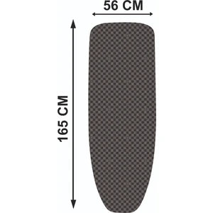 King XXL(165X56 Cm) Gri Ütü Masası Kılıfı