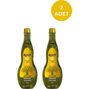 KOMİLİ AYVALIK ERKEN HASAT NATUREL SIZMA ZEYTİNYAĞI 1  lt *2 Adet