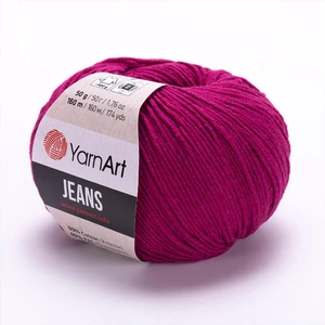 Jeans El Örgü Ipliği - 91 Fuşya