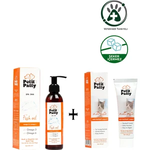 Petit Patty Kedi Sağlık Seti ( Fish Oil + Malt Paste) Pp-Set-04