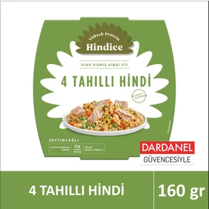 Hindice Aç Ye Hazır Yemek 4 Tahıllı Hindi 160 gr