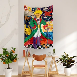 Pop Art Küçük Prens The Little Prince Grafiti Duvar Örtüsü Halısı