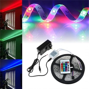 5 Metre Rgb Şerit LED Seti-Iç ve Dış Mekan Silikonlu-Tak Çalıştır
