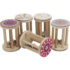 KZ-602 Kafesli Ahşap El Zili Orff - Ritim Aleti