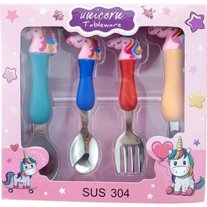 My Little Pony Çatal Kaşık Seti 4 Lü Kutulu