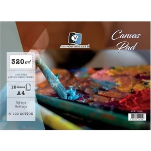 Canvas Pad A4 12 Yaprak