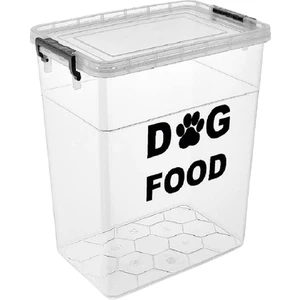 20 kg (45 Lt) Köpek Mama Saklama Kabı Köpek Maması Saklama Kabı Kutusu Hava Almaz Sızdırmaz Kilitli büyük boy