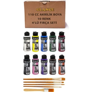 Rich Texco Akrilik Boya 110 cc 10'lu Set Fırça