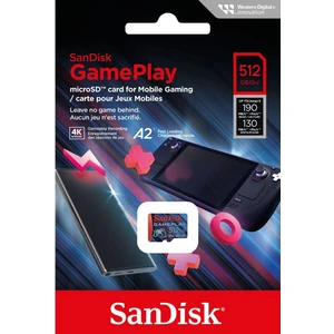 Gameplay 512GB SDSQXAV-512G-GN6XN 190/130MB/S 4K UHD Microsdxc A2 V30 Gaming Hafıza Kartı