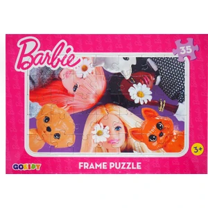Barbie Frame Puzzle Minik Dostlar