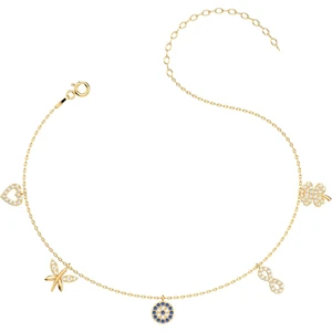 İndigo Takı Nazarlı Şans Altın Kaplama Gümüş Halhal