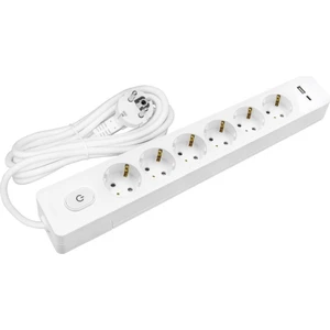 Kablolu Usb/type-C 20 W Hızlı Şarj 6'lı 2 Metre Grup Priz