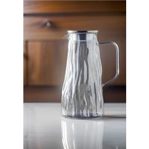 Termisil Isıya Dayanıklı Metal Kapaklı Sürahi 1800ML 5083 Süzgeç Başlıklı Sürahi Şık Tasarım