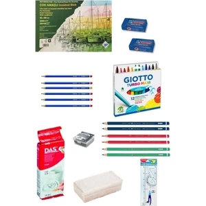 Art Liva Resim Defteri Fon Kartonlu 35X50 200 Gr.20+10 Yp 19 Parça Set