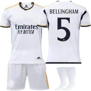Menta Store Real Madrid Çocuk Bellingham Forması Şortu ve Çorapları 3lü Set