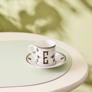 E Harfli Kahve Fincanı 80 ml
