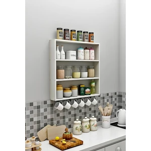 BSH Gülbay Mobilya Mutfak Tereği Mutfak Duvar Rafı 90X90 cm