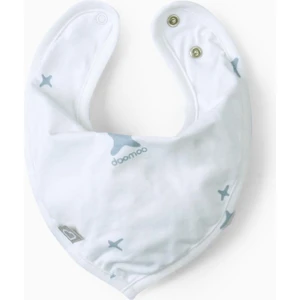 Bebek Sıvı Geçirmez Fular Bandana Önlük Yıldızlar Mavi