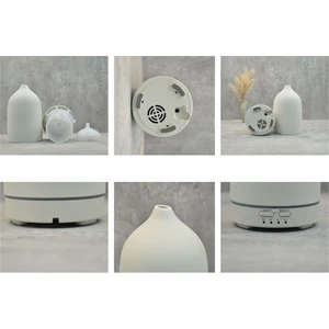 Seramik Difüzör Otomatik Küçük Nemlendirici Otel Renkli Işıklar Difüzör Seramik Aromaterapi Makinesi, Ab Tak (Yurt Dışından)