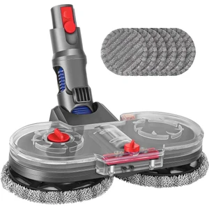 Dyson V12 Detect Ince Elektrikli Süpürge Paspas Ataşmanı, 6 Paspas Pedi ve Çıkarılabilir Su Tankı ile (Yurt Dışından)