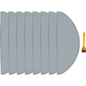 8 Adet Yedek Paspas Pedleri Roborock S8/s8+/s8 PRO/G20 Robot Vakum, Mikrofiber Paspas Bezi Vakum Aksesuarları (Yurt Dışından)
