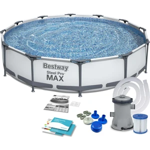 Bestway 56416 Steel Pro Max Frame Prefabrik Aile Havuzu 366X76CM Filtreli Set