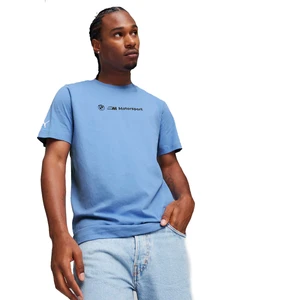 Bmw Mms Erkek Mavi Günlük Stil T-Shirt 62416005