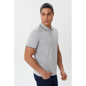 Tony Montana Regular Fit Polo Yaka Nakış Detaylı T-Shirt-PL2472TY241