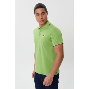 Tony Montana Regular Fit Polo Yaka Nakış Detaylı T-Shirt-PL2472TY241
