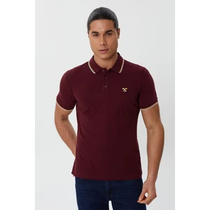 Tony Montana Regular Fit Polo Yaka Nakış Detaylı T-Shirt-PL2472TY241