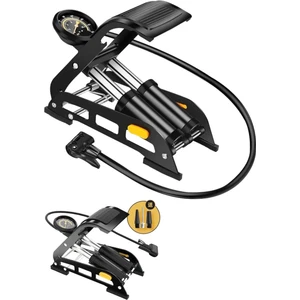 Dynamic Max 980P Çift Piston 160 Psi Bisiklet Motor Tekeri Şişme Havuz El ve Ayak Hava Pompası