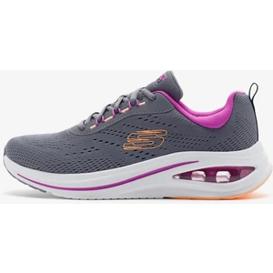 Skech - Air Meta - Aired Out Kadın Gri Spor Ayakkabı 150131 Gymt