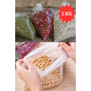 Kalbi Ticaret Bakkaliye Torbası 3'lük 25X42 cm 1 kg Şeffaf Bakkaliye Poşeti