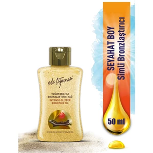 Seyahat Boy Yoğun Işıltılı Bronzlaştırıcı Yağ Mini 50 ml