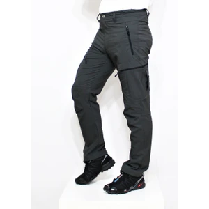 Mikro Likralı Yazlık Trekking Pantolon-Gri