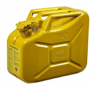 Sarı Metal Yakıt Bidonu 10 Litre